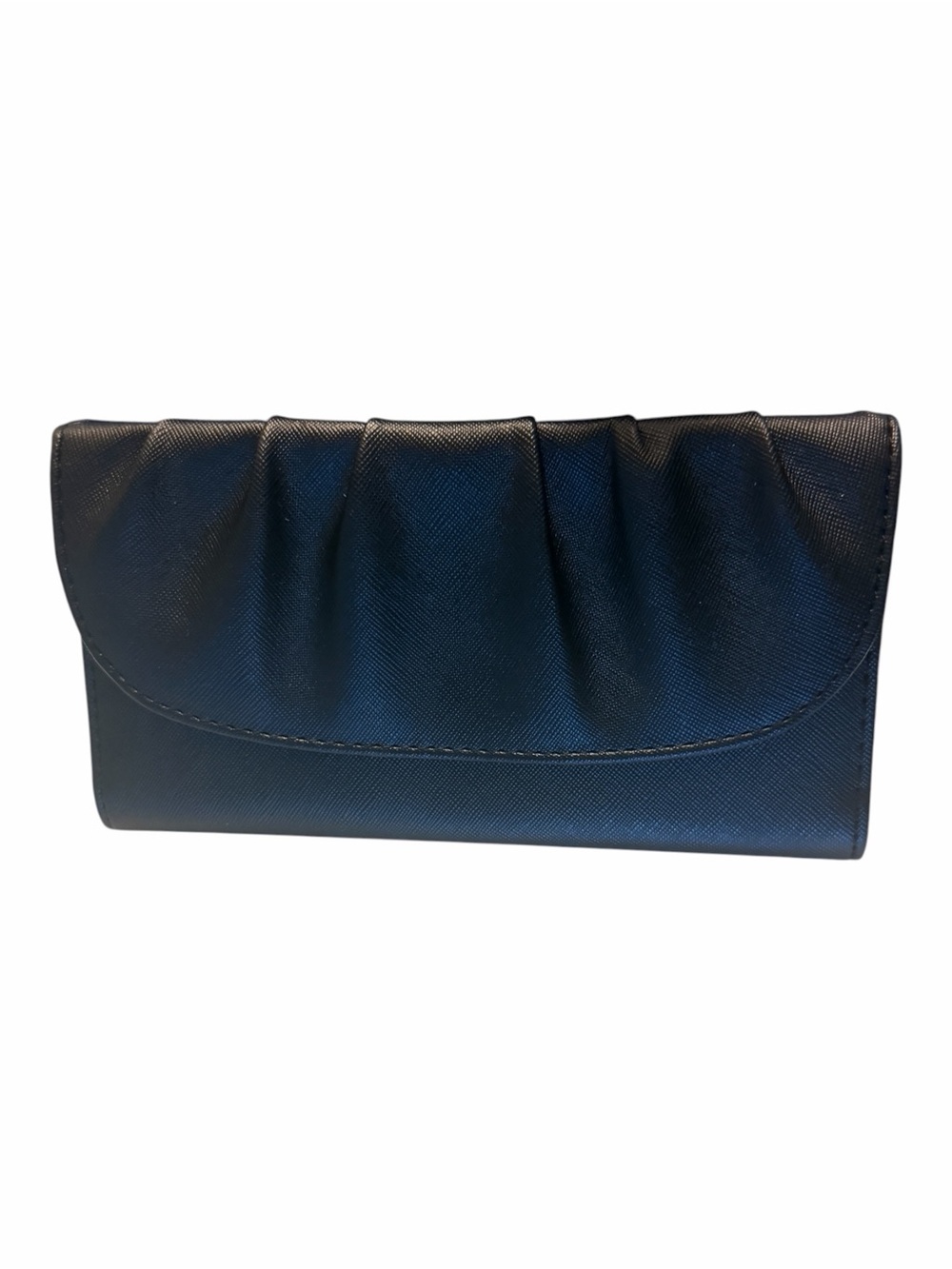 Kenneth Cole Reaction La Jolla Black Vegan Leather Clutch Wallet NWT